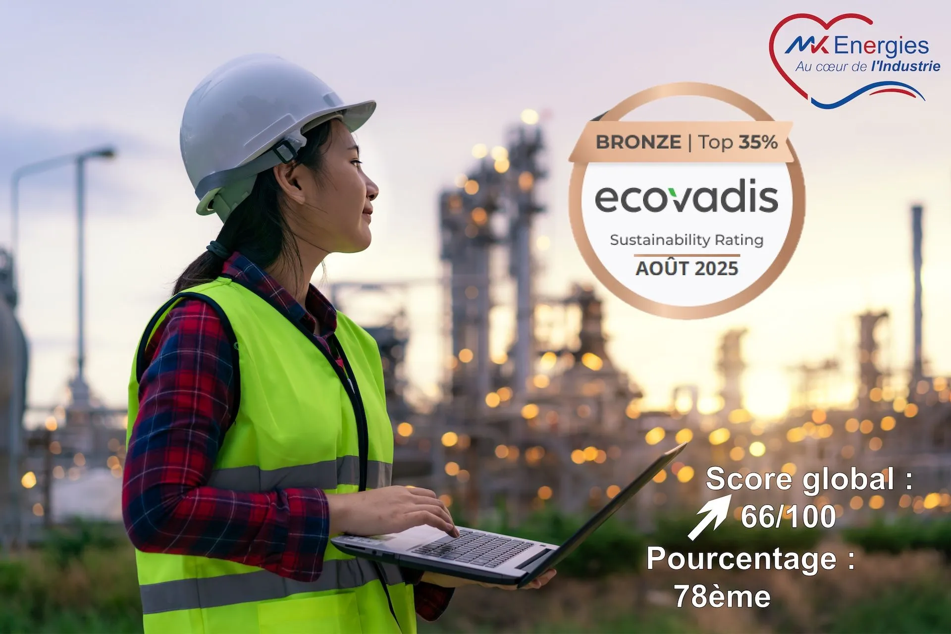 Renouvellement de notre certification RSE EcoVadis !